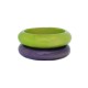 Pulseira Maria Chic Acessórios Acrílica Duo Verde e Uva