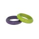 Pulseira Maria Chic Acessórios Acrílica Duo Verde e Uva