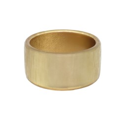 Pulseira Maria Chic Acessórios Acrílica Fosca Dourada