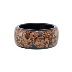 Pulseira Maria Chic Acessórios Acrílica Madeira Marrom