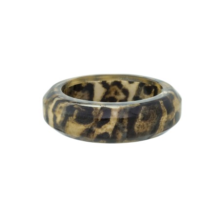 Pulseira Maria Chic Acessórios Acrílica Animal Print