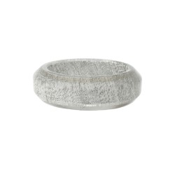 Pulseira Maria Chic Acessórios Acrílica Metalizada Prata