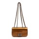 Bolsa Isla Anne Mini Baguete Couro Natural Croco Bronze