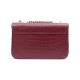 Bolsa Isla Anne Jumbo Couro Natural Croco Burgundy