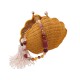 Bolsa Serpui Clutch Concha Vime Natural