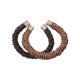 Pulseira Luiza Rogi Una Kit Cadarço Marrom e Camel