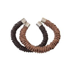 Pulseira Luiza Rogi Una Kit Cadarço Marrom e Camel