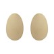 Brinco Luiza Rogi Una Oval Metal Ouro Envelhecido
