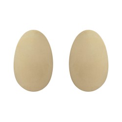 Brinco Luiza Rogi Una Oval Metal Ouro Envelhecido