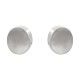 Brinco Luiza Rogi Una Oval Metal Prata Envelhecido
