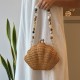 Bolsa Serpui Clutch Concha Vime Natural