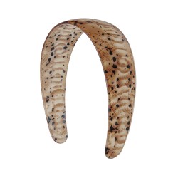 Tiara Bianca Accessory Animal Print Acrílica Marrom L