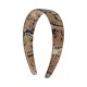 Tiara Bianca Accessory Animal Print Acrílica Marrom M