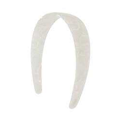 Tiara Bianca Accessory Lisa Acrílica Madrepérola M