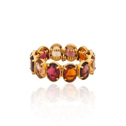 Pulseira Camila Klein Riviera Cristais Ouro Velho