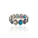 Pulseira Camila Klein Riviera Cristais Prata Velho