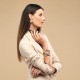 Pulseira Camila Klein Cavalo Bracelete Pedra Natural Ouro Velho