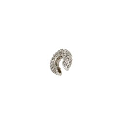Brinco Nádia Gimenes Piercing Multi Cristais Prata