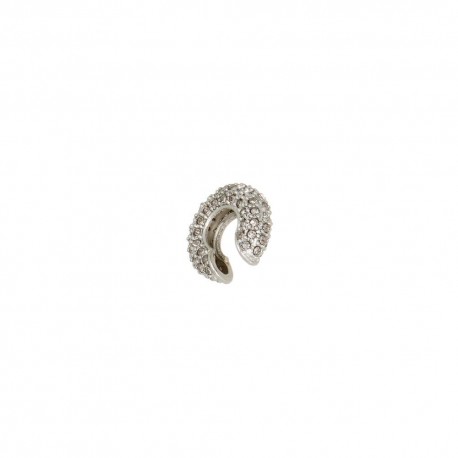 Brinco Nádia Gimenes Piercing Multi Cristais Prata
