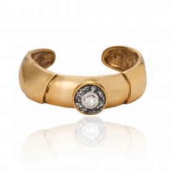 Pulseira Camila Klein Quadrados Bracelete Ouro Velho