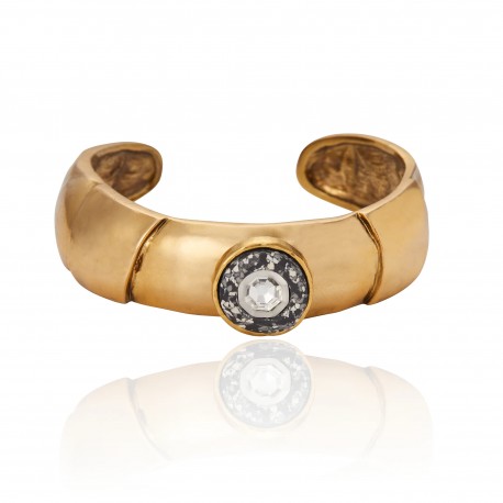 Pulseira Camila Klein Quadrados Bracelete Ouro Velho