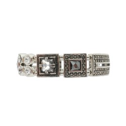 Pulseira Estela Geromini Gatsby Conceito Prata