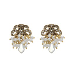 Brinco Estela Geromini Grace Cachos Ouro
