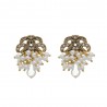 Brinco Estela Geromini Grace Cachos Ouro