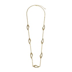 Colar Estela Geromini Bangalore Longo Ouro