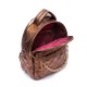 Bolsa Isla Puffer Mochila Nylon Bronze