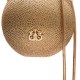 Bolsa Isla Clutch Esfera Mini Cristais Ouro