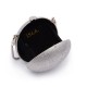 Bolsa Isla Clutch Esfera Mini Cristais Prata