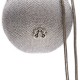 Bolsa Isla Clutch Esfera Mini Cristais Prata