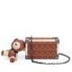 Bolsa Isla Clutch Sirena Trunk Monograma Canvas Caramelo