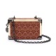 Bolsa Isla Clutch Sirena Trunk Monograma Canvas Caramelo