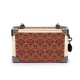 Bolsa Isla Clutch Sirena Trunk Monograma Canvas Caramelo