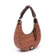 Bolsa Isla Sirena Hobo Monograma Canvas Caramelo