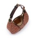 Bolsa Isla Sirena Hobo Monograma Canvas Caramelo