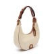 Bolsa Isla Sirena Hobo Monograma Canvas Creme