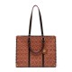Bolsa Isla Sirena Tote Monograma Canvas Caramelo