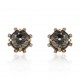 Brinco Claudia Arbex Cristal Blue Edition Ouro Vintage