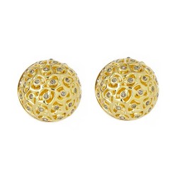 Brinco Nádia Gimenes Mínimal Pressão Dourado