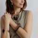 Pulseira Luiza Rogi Una Kit Cadarço Marrom e Camel