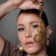 Chaveiro Nádia Gimenes Mínimal Esferas Dourado