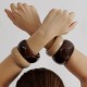 Pulseira Bianca Accessory Acrílica Marrom Escuro