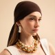 Brinco Nádia Gimenes Maré Boho Argola Resina Dourado