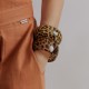 Pulseira Bianca Accessory Acrílica Animal Print