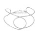 Colar Nádia Gimenes Choker Fio Metal Prata