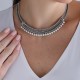 Colar Estela Geromini Ópera Choker Design Prata