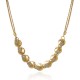 Colar Claudia Arbex Shark Cristais Ouro Vintage